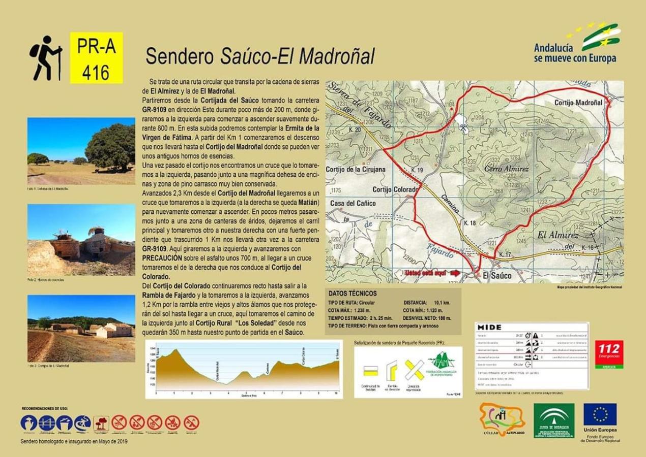 Cortijo Los Soledad El Sauco Bagian luar foto
